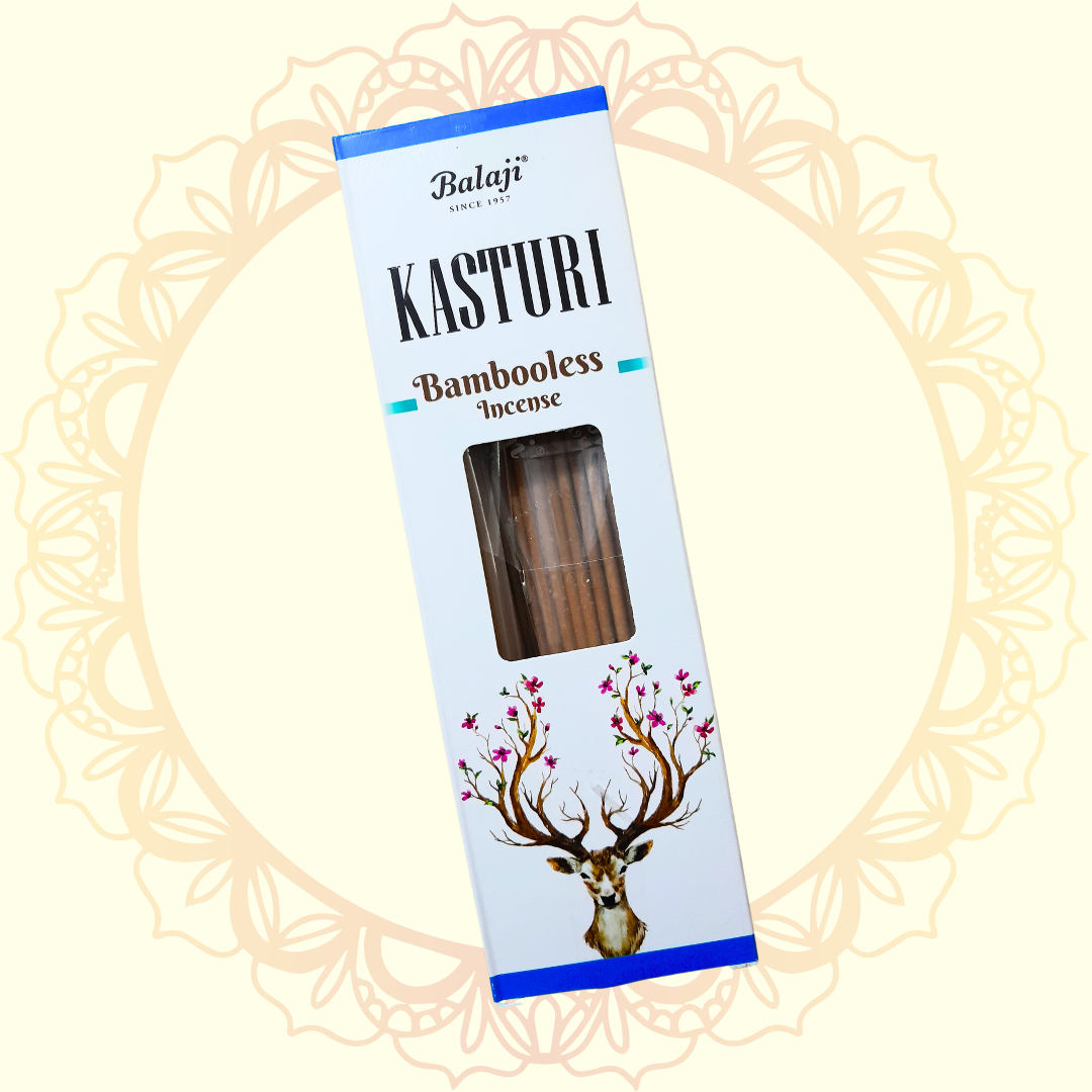 Kasturi Bambooless Incense (Balaji) - Ulooka Incense