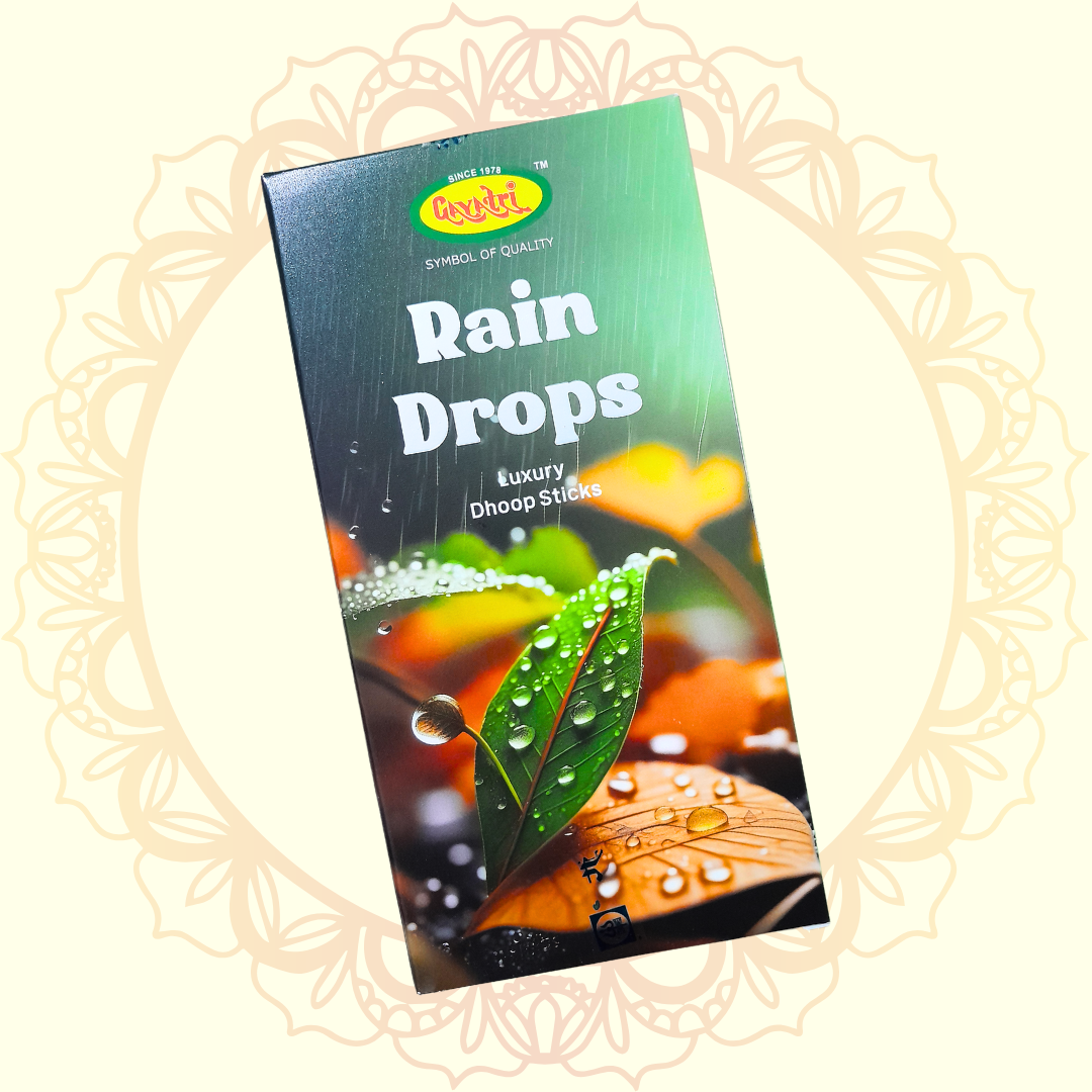 Rain Drops Luxury Dhoop Sticks (Gayatri) - Ulooka Incense
