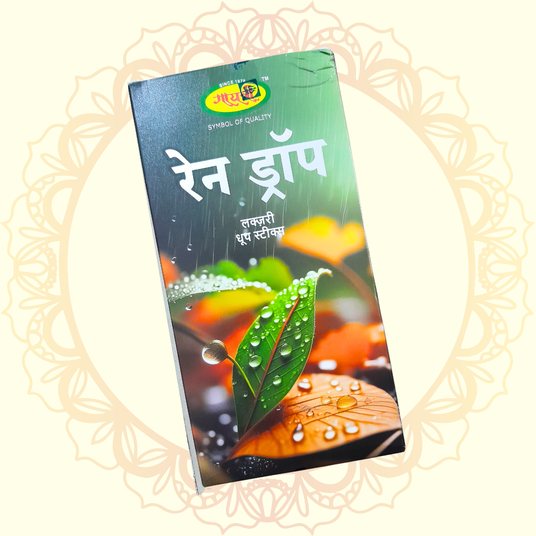 Rain Drops Luxury Dhoop Sticks (Gayatri) - Ulooka Incense