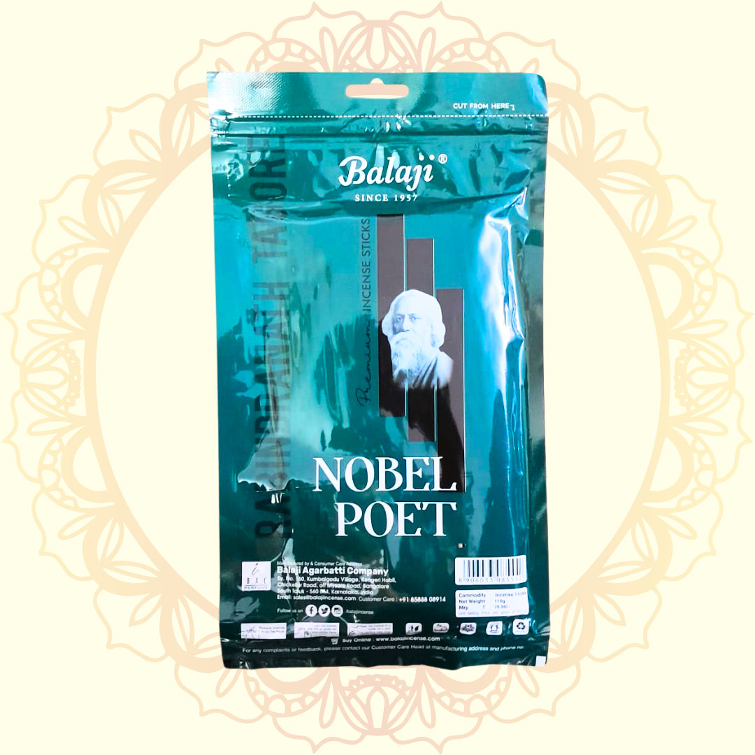 Noble Poet Premium Incense Stick (Balaji) - Ulooka Incense