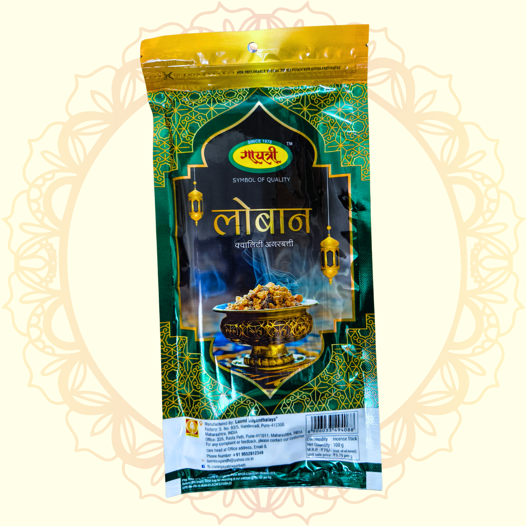Loban Agarbatti | Premium Frankincense Incense Sticks for Pooja & Vastu | 100g