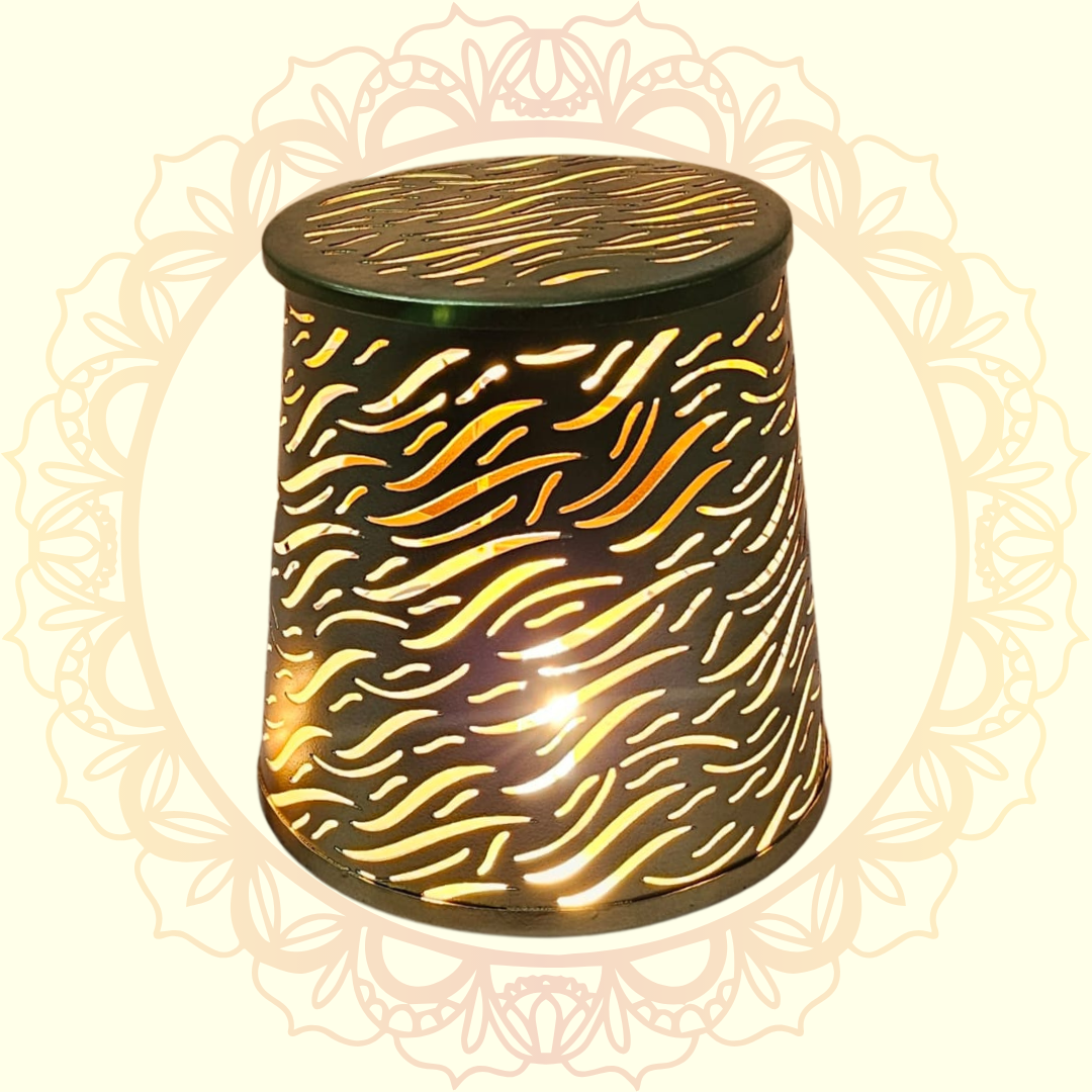 Metal Golden Aroma Oil Electrical Diffusers - Ulooka Incense