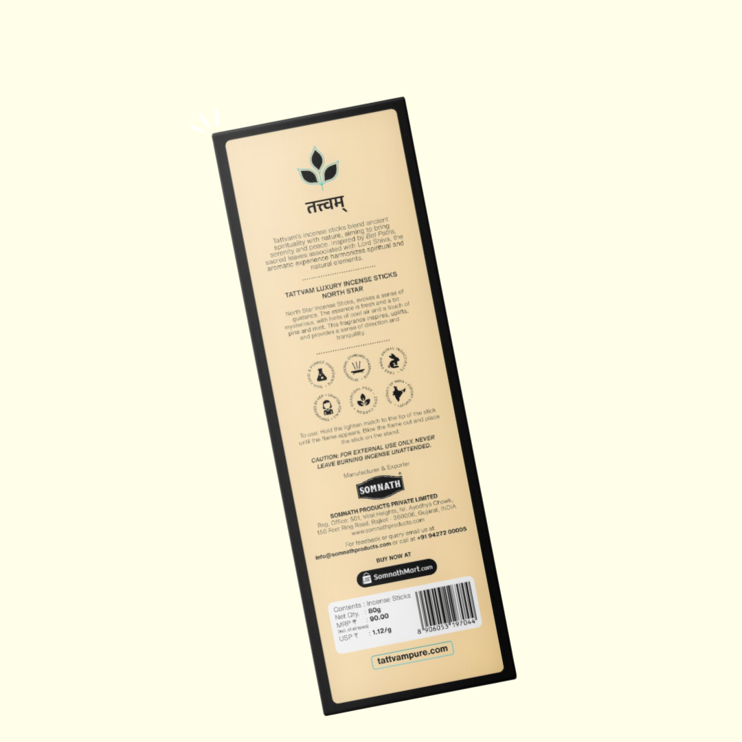 Luxury Incense Sticks North Star (Tattvam) - Ulooka Incense