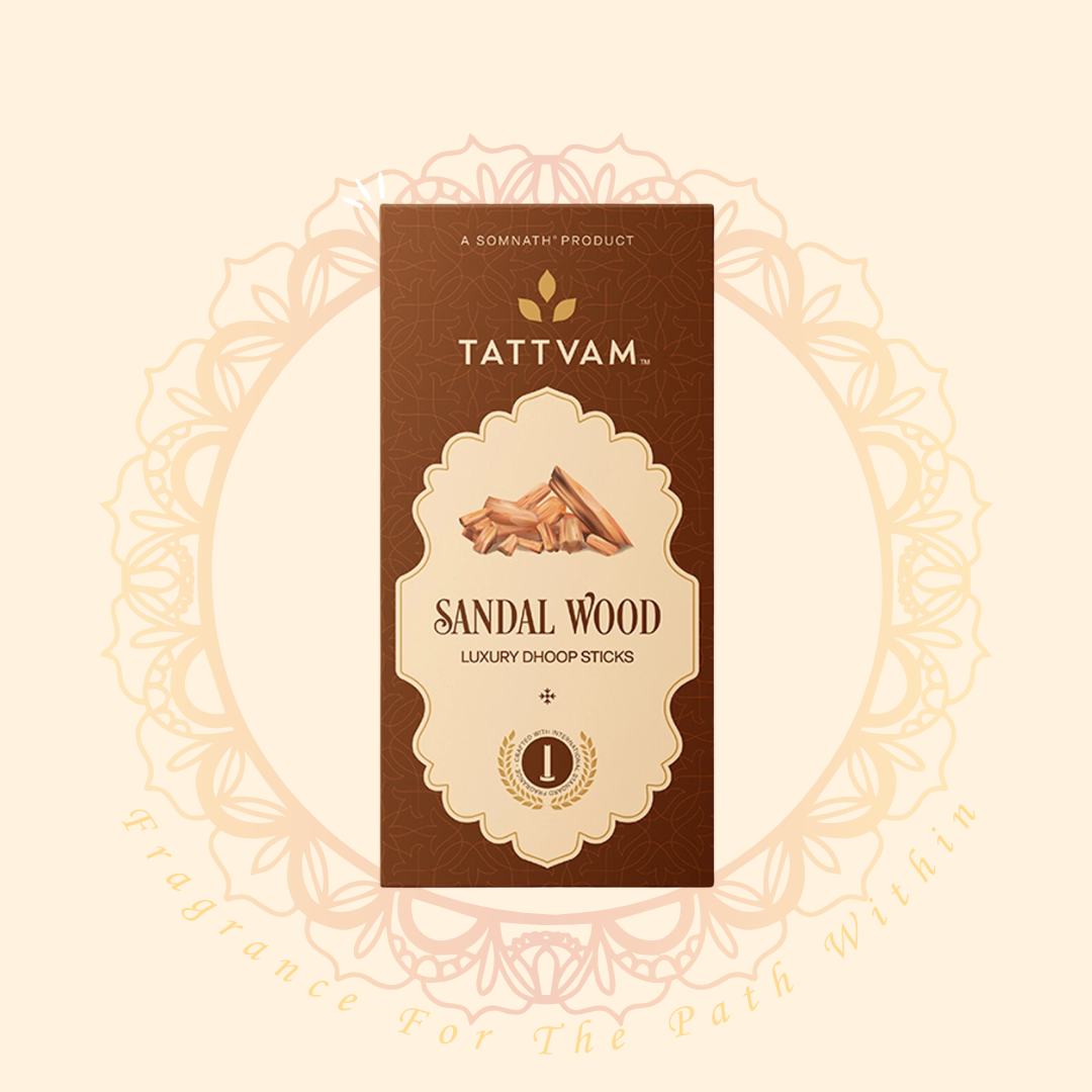 Sandal Wood Luxury Dhoop Sticks (Tattvam) - Ulooka Incense