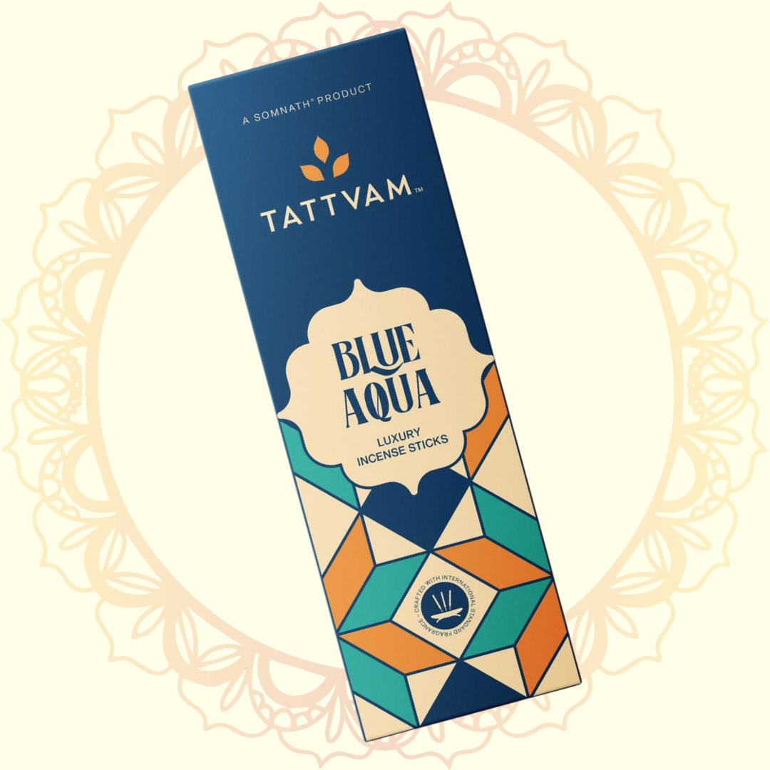 Luxury Incense Sticks Blue Aqua (Tattvam) - Ulooka Incense