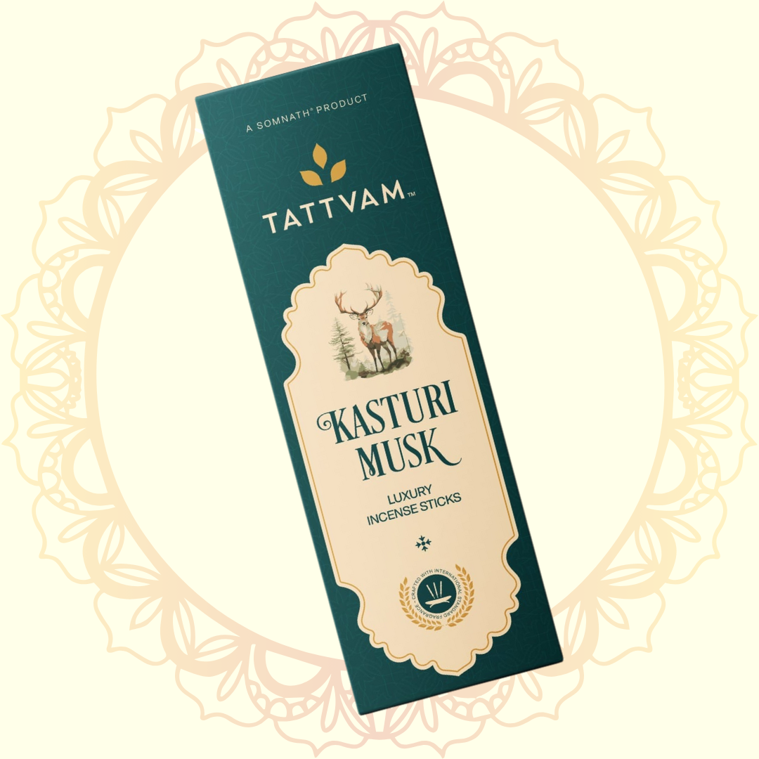 Luxury Incense Sticks Kasturi Musk (Tattvam) - Ulooka Incense