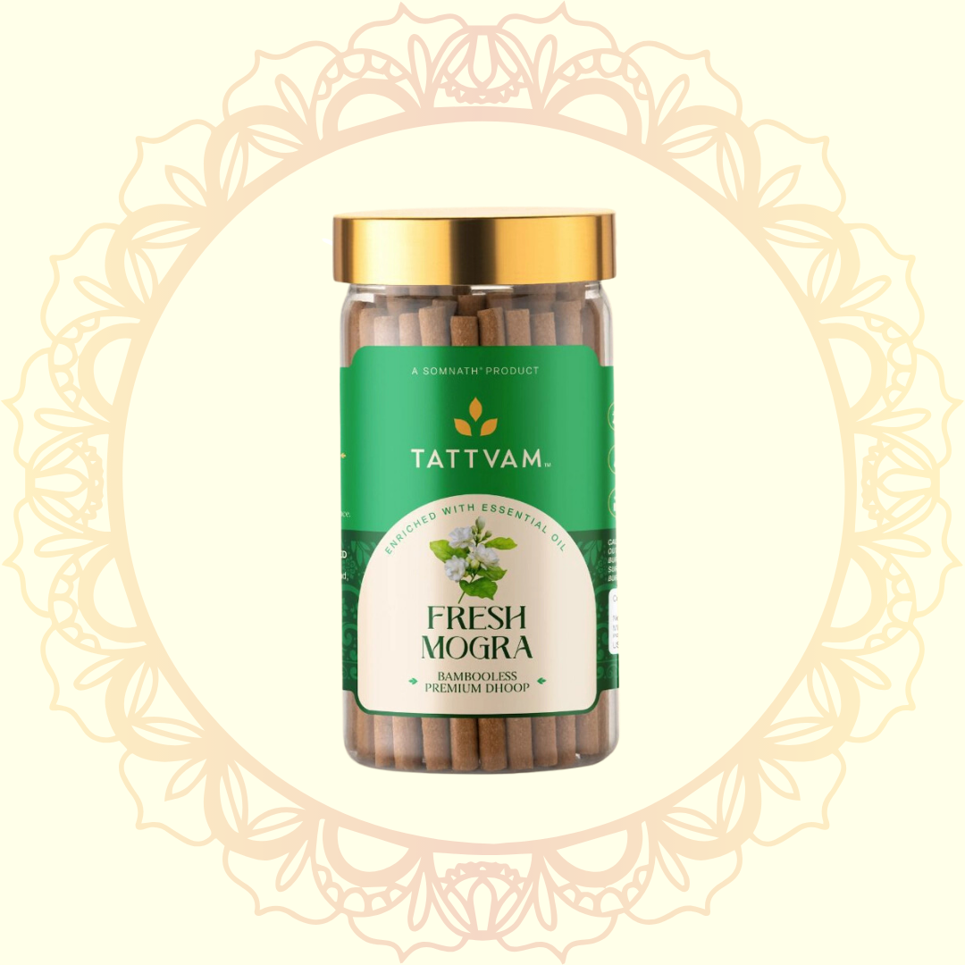 Fresh Mogra Premium Dhoop Sticks (Tattvam) - Ulooka Incense