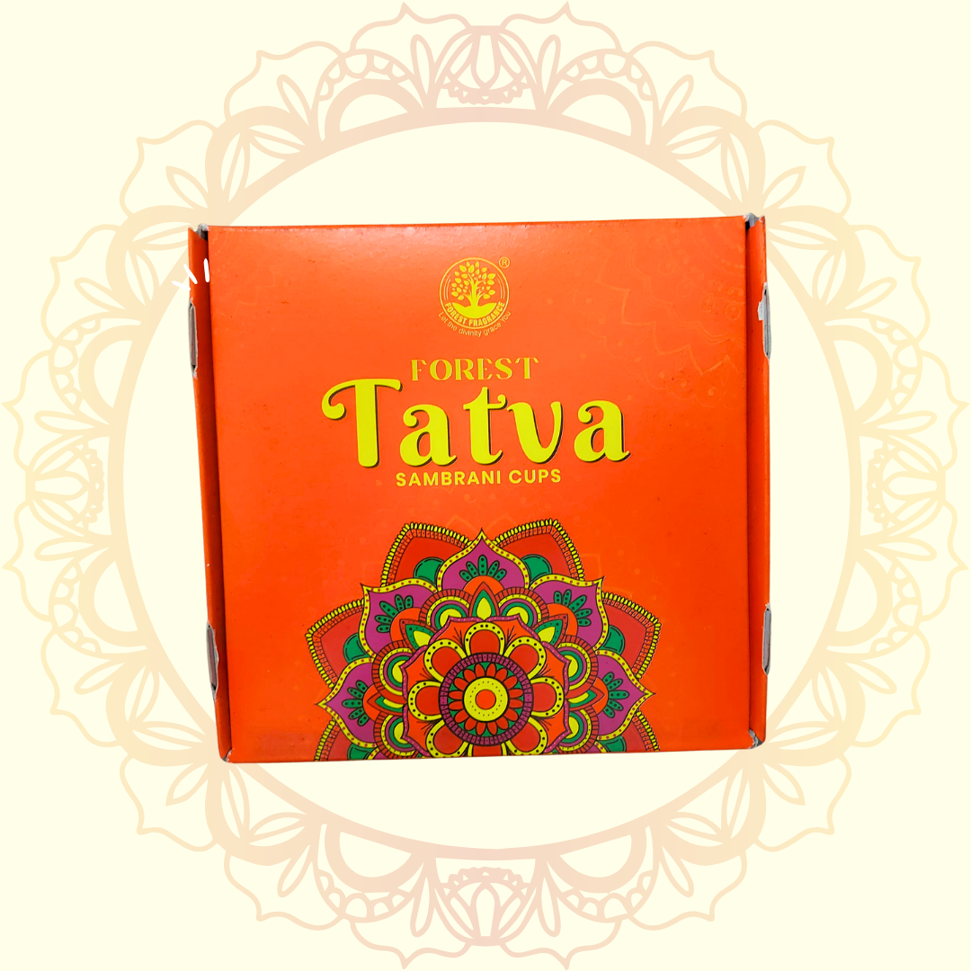 Tatva Sambrani Cups (Forest) - Ulooka Incense