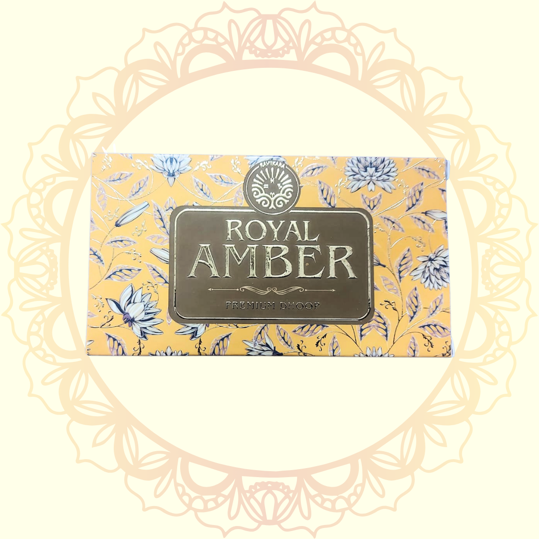 Royal Amber Premium Wet Dhoop (RaviiKara) - Ulooka Incense