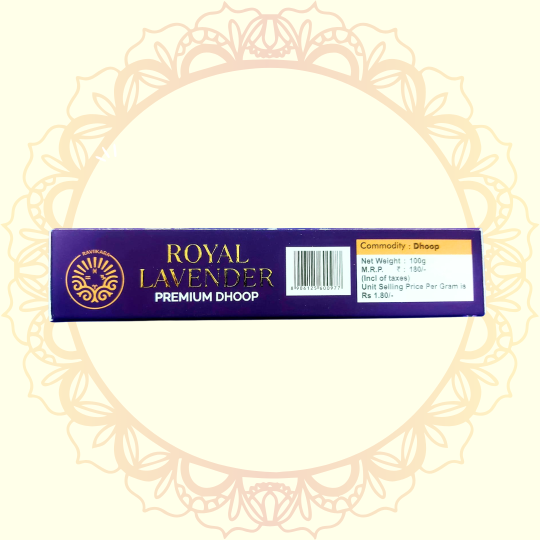 Royal Lavender Premium Wet Dhoop ( RaviiKara ) - Ulooka Incense