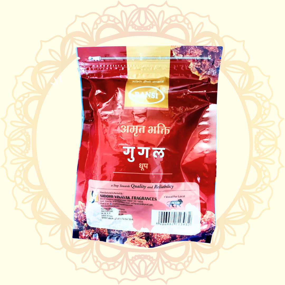 Amrit Bhakti Gugal Wet Dhoop (Bansi) - Ulooka Incense