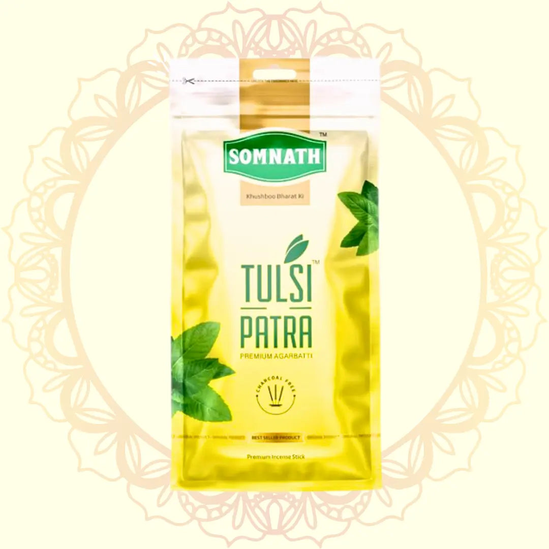Tulsi Patra Natural Incense Stick (Somnath) - Ulooka Incense