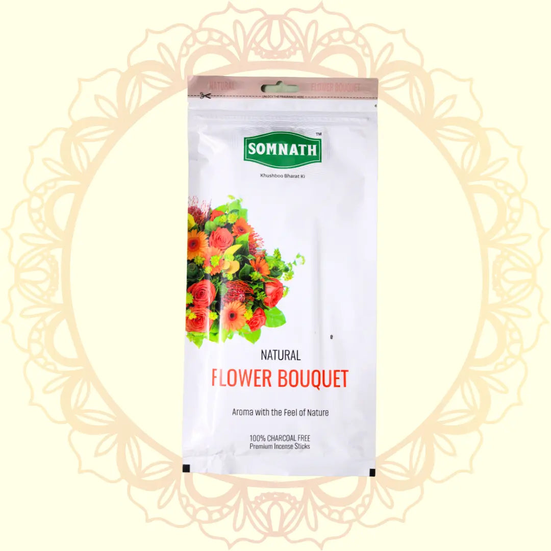 Flower Bouquet Incense stick (Somnath) - Ulooka Incense