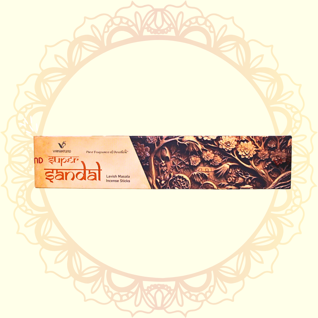 Super Sandal Lavish Masala Incense Sticks (Vakratund) - Ulooka Incense