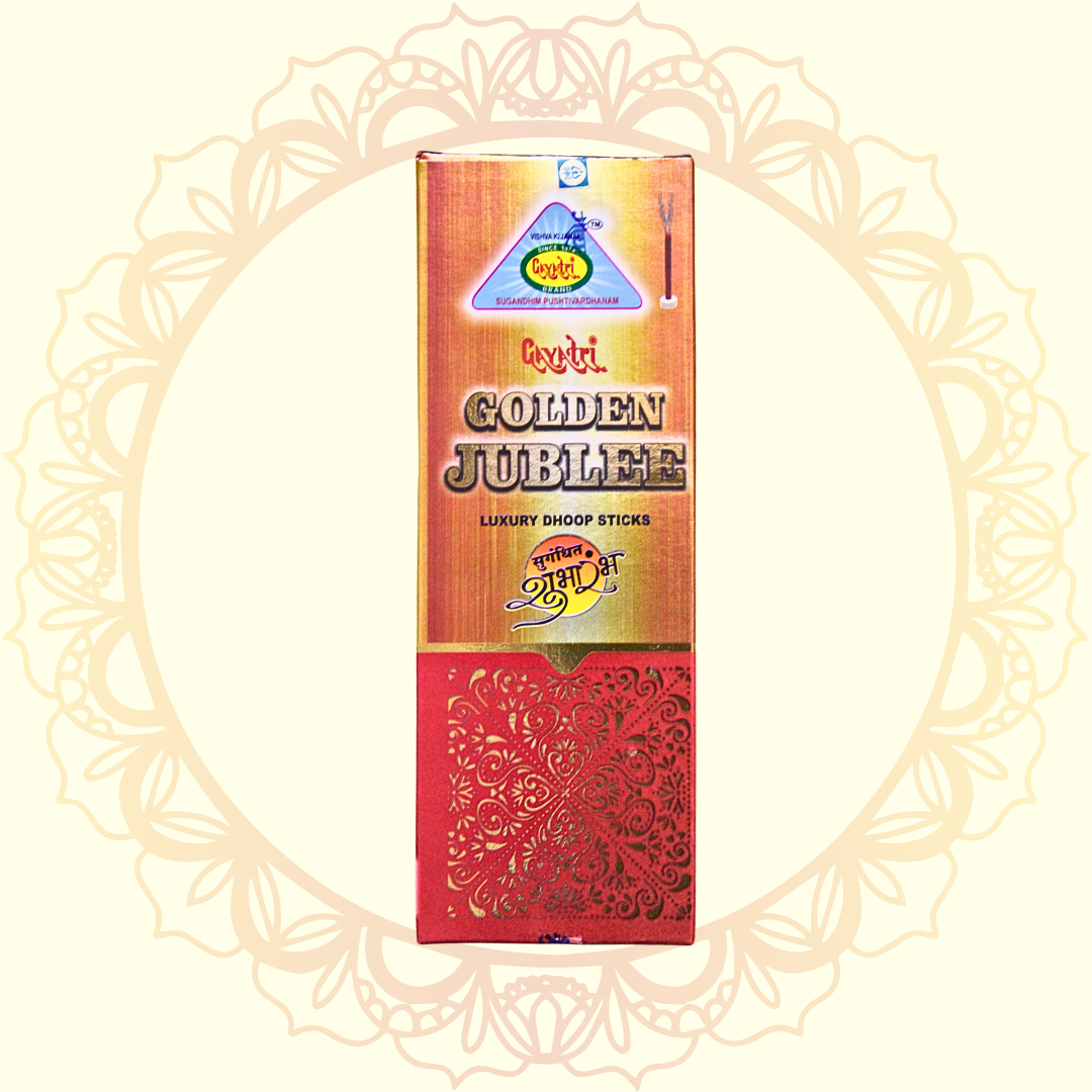 Golden Jublee Dhoop (Gayatri) - Ulooka Incense