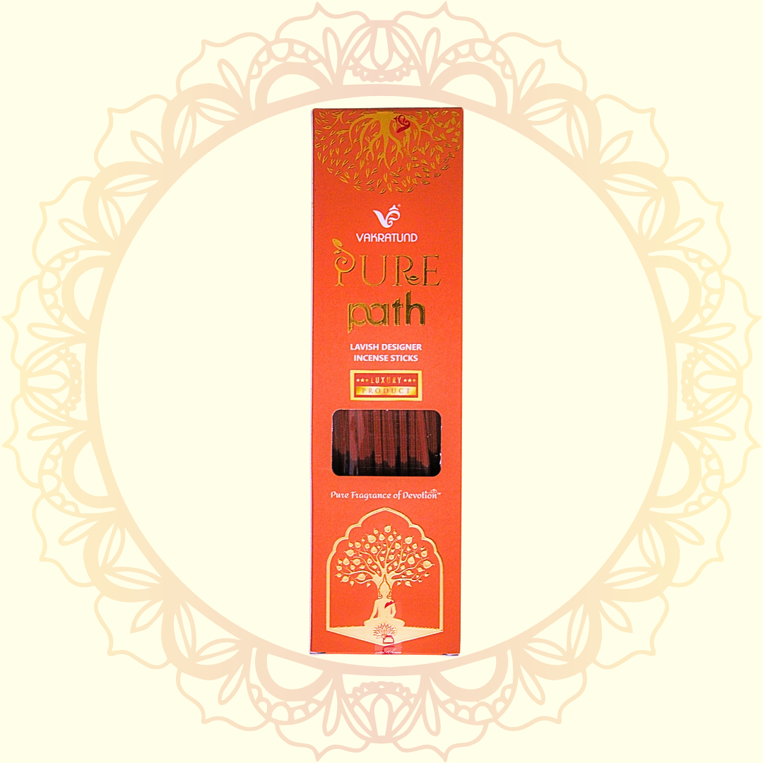 Pure Path Lavish Designer Incense Sticks (Vakratund) - Ulooka Incense