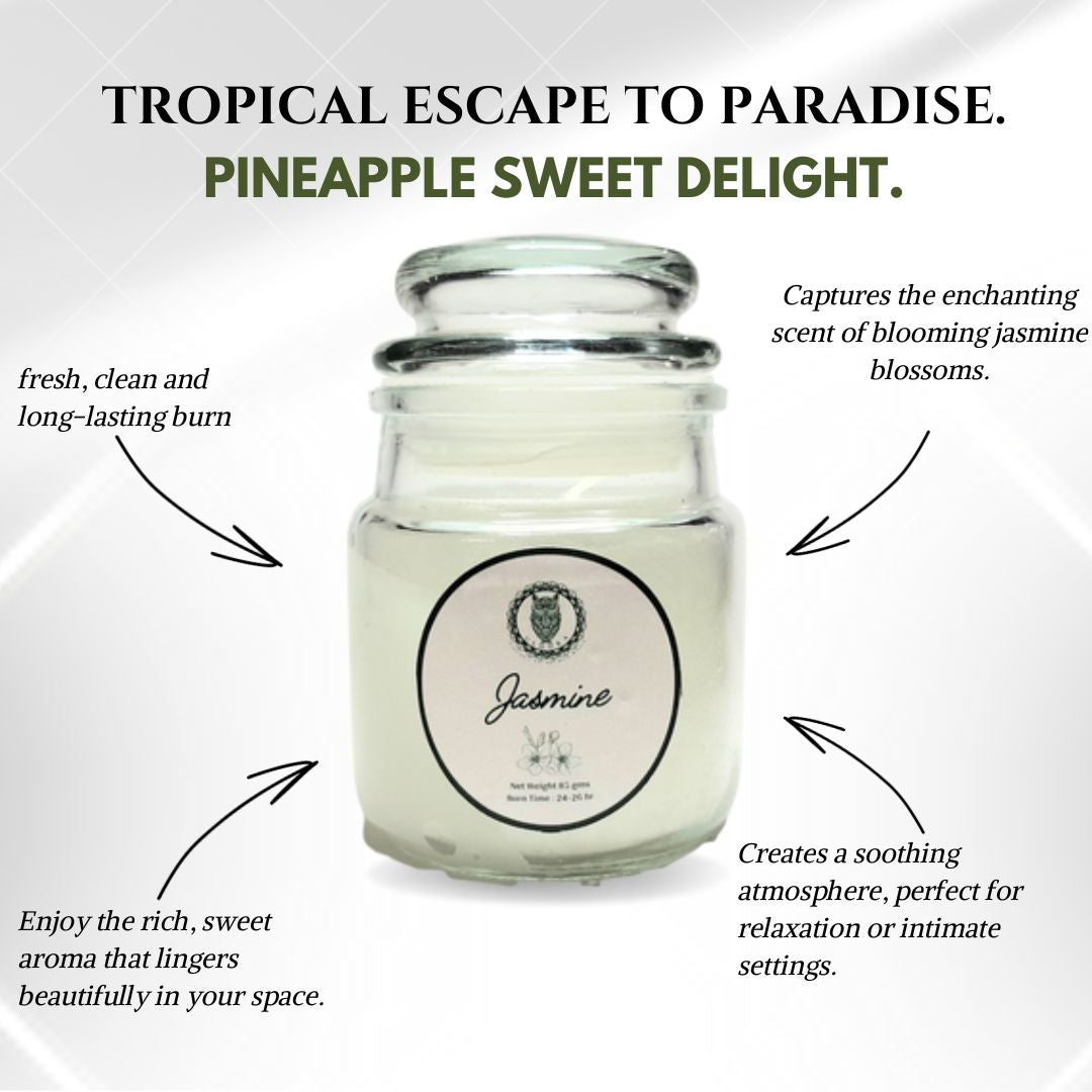 3 OZ Dome Glass Jar Candle (Ulooka) - Ulooka Incense