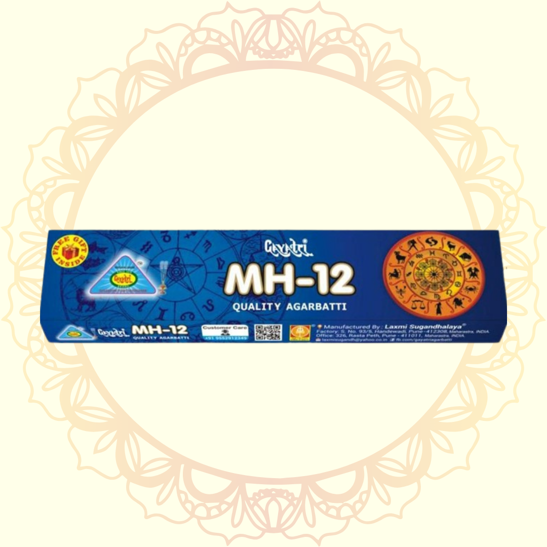 MH 12 Premium Incense Sticks (Gayatri) - Ulooka Incense