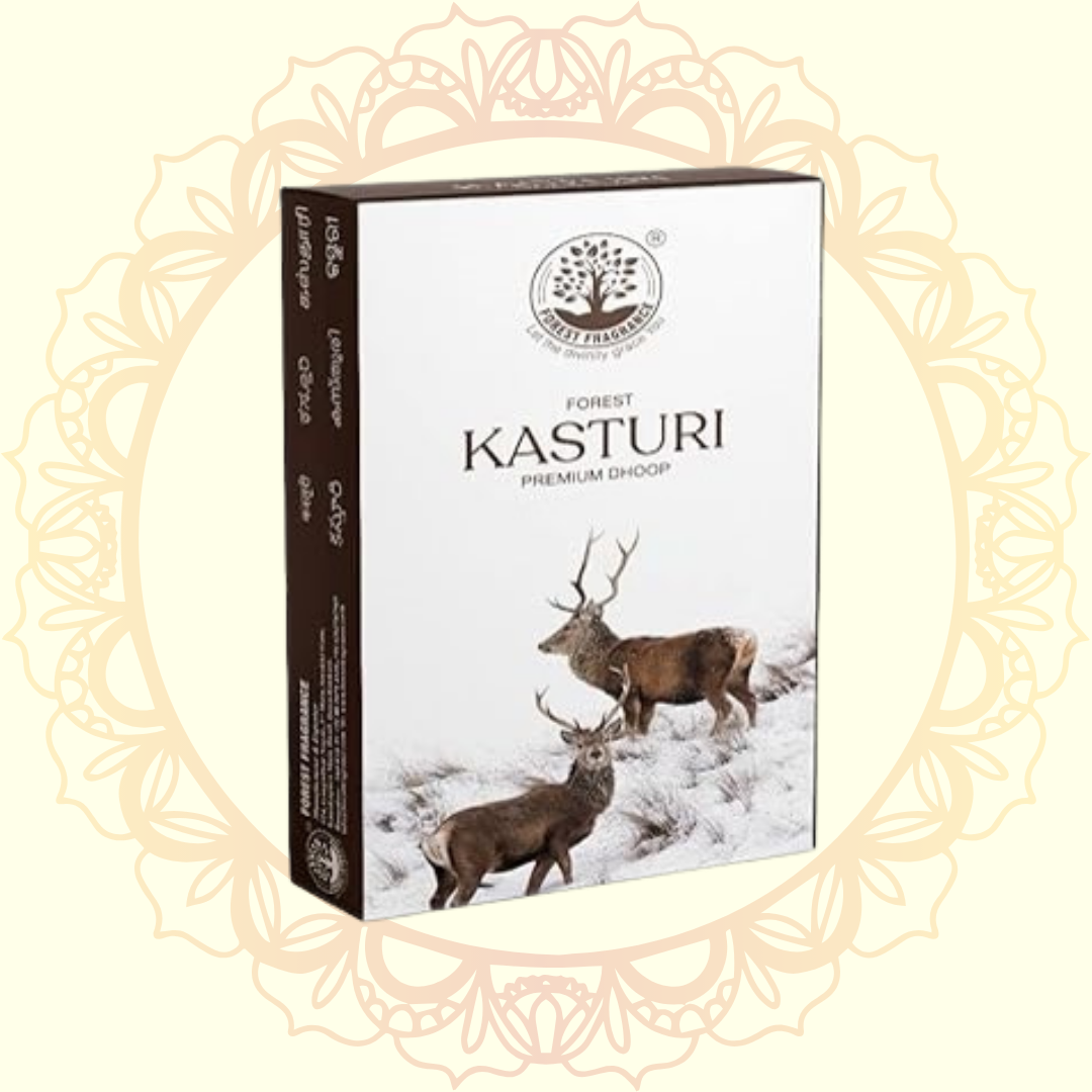 Kasturi Premium Dhoop Sticks (Forest) - Ulooka Incense
