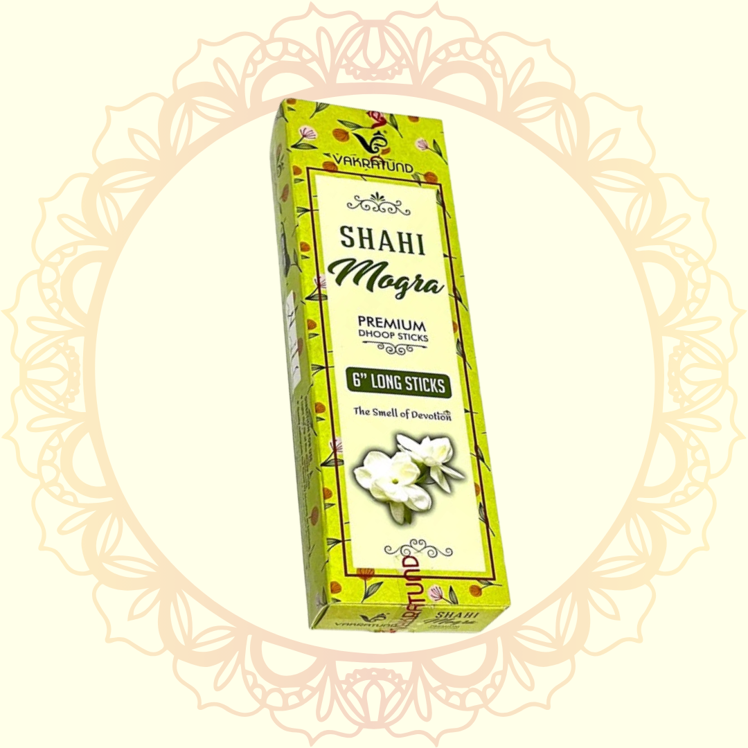 Shahi Mogra Lavish Dhoop Sticks (Vakratund) - Ulooka Incense