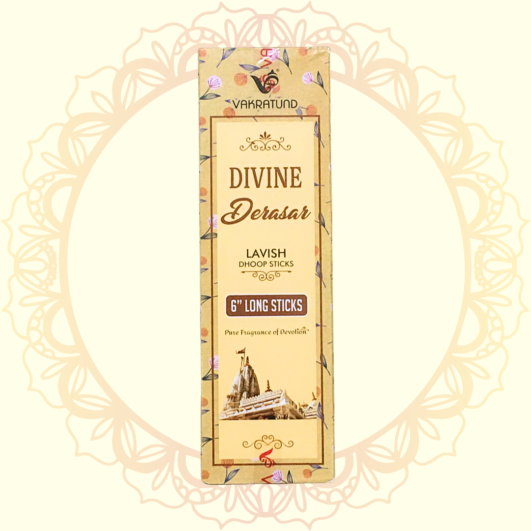 Divine Derasar Lavish Dhoop Sticks (Vakratund) - Ulooka Incense