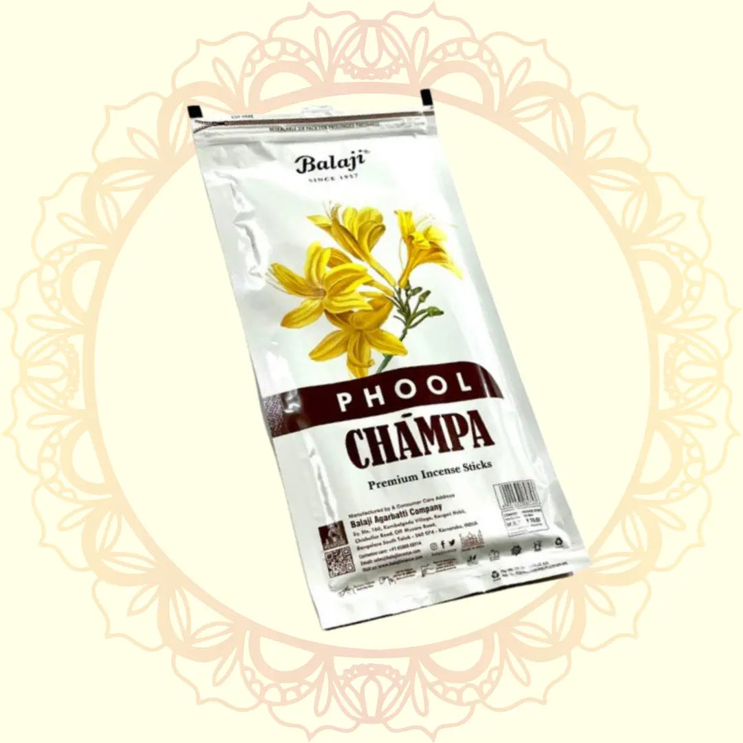 Phool Champa Premium Incense Stick (Balaji) - Ulooka Incense