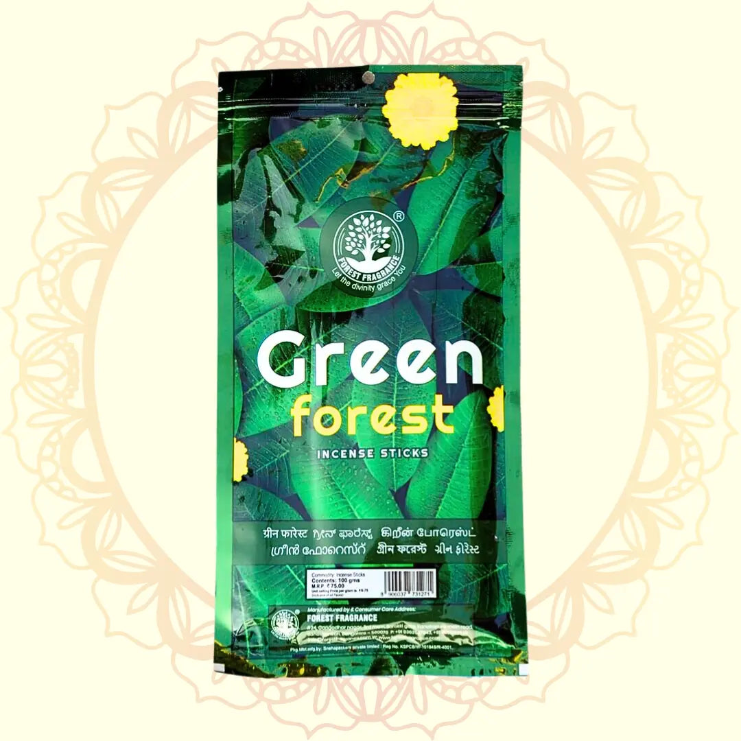 Green Forest Incense Sticks (Forest) - Ulooka Incense