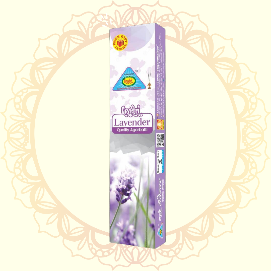 Lavender Premium Incense Sticks (Gayatri) - Ulooka Incense