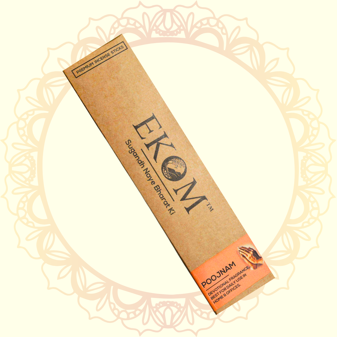 Poojnam Incense Sticks (EKOM) - Ulooka Incense