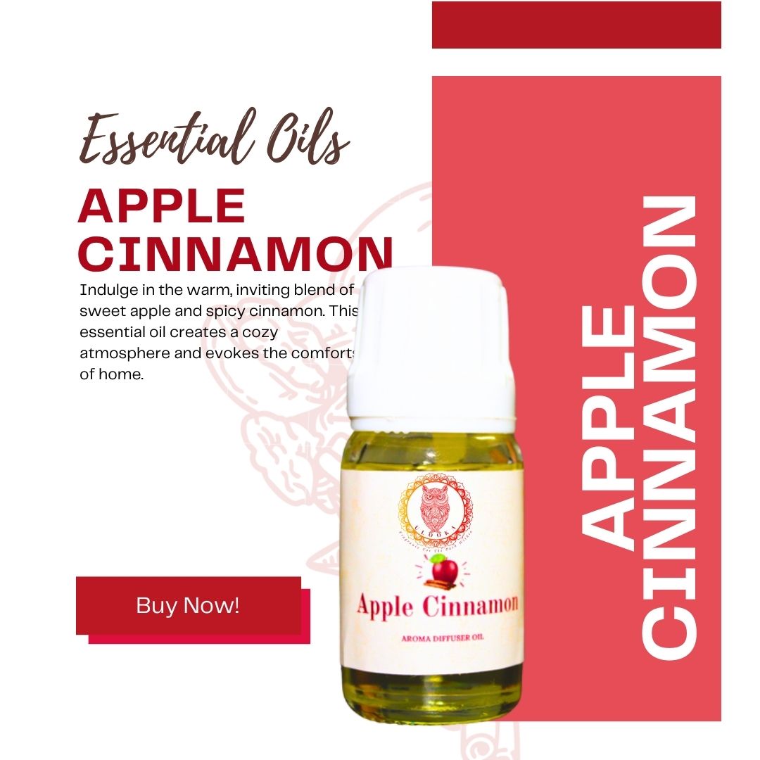 Apple Cinnamon - Pure Essential Oil 10 ml - Ulooka Incense