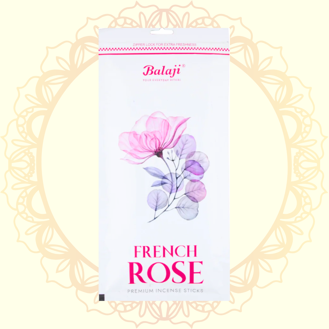 French Rose Premium Incense Stick (Balaji) - Ulooka Incense
