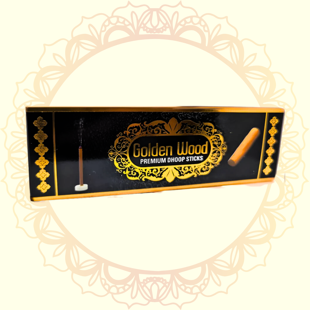 Golden wood Premium dhoop sticks (Asian) - Ulooka Incense