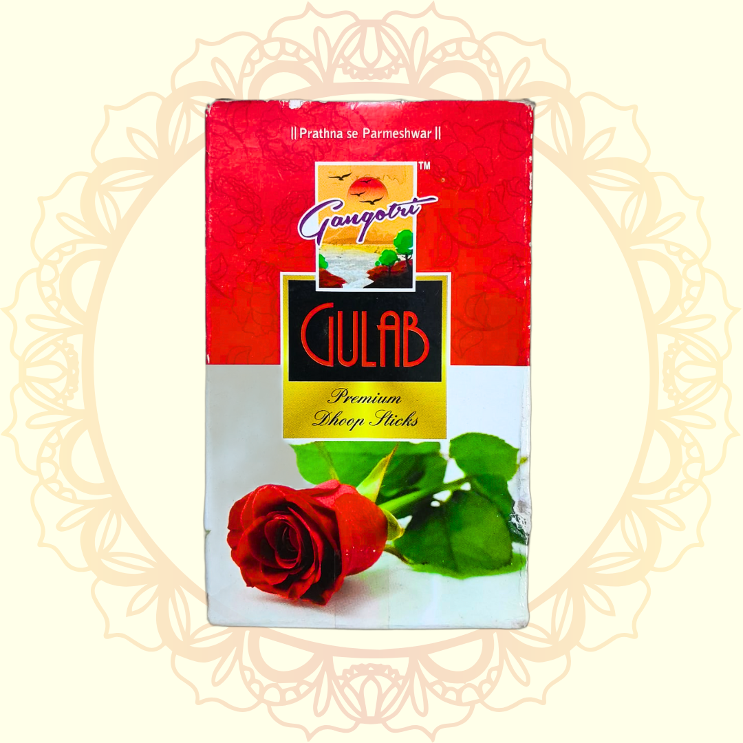Gulab Premium Dhoop Stick (Gangotri) - Ulooka Incense