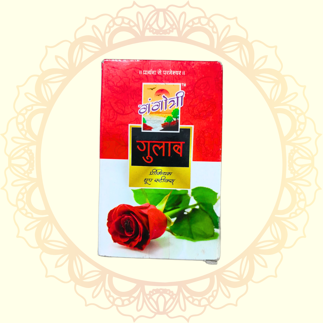 Gulab Premium Dhoop Stick (Gangotri) - Ulooka Incense