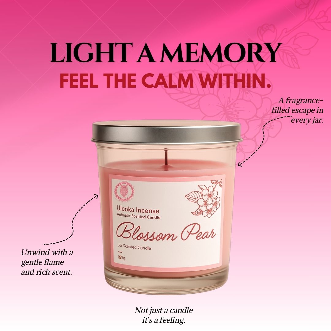 Jar Scented Candle (Ulooka) - Ulooka Incense