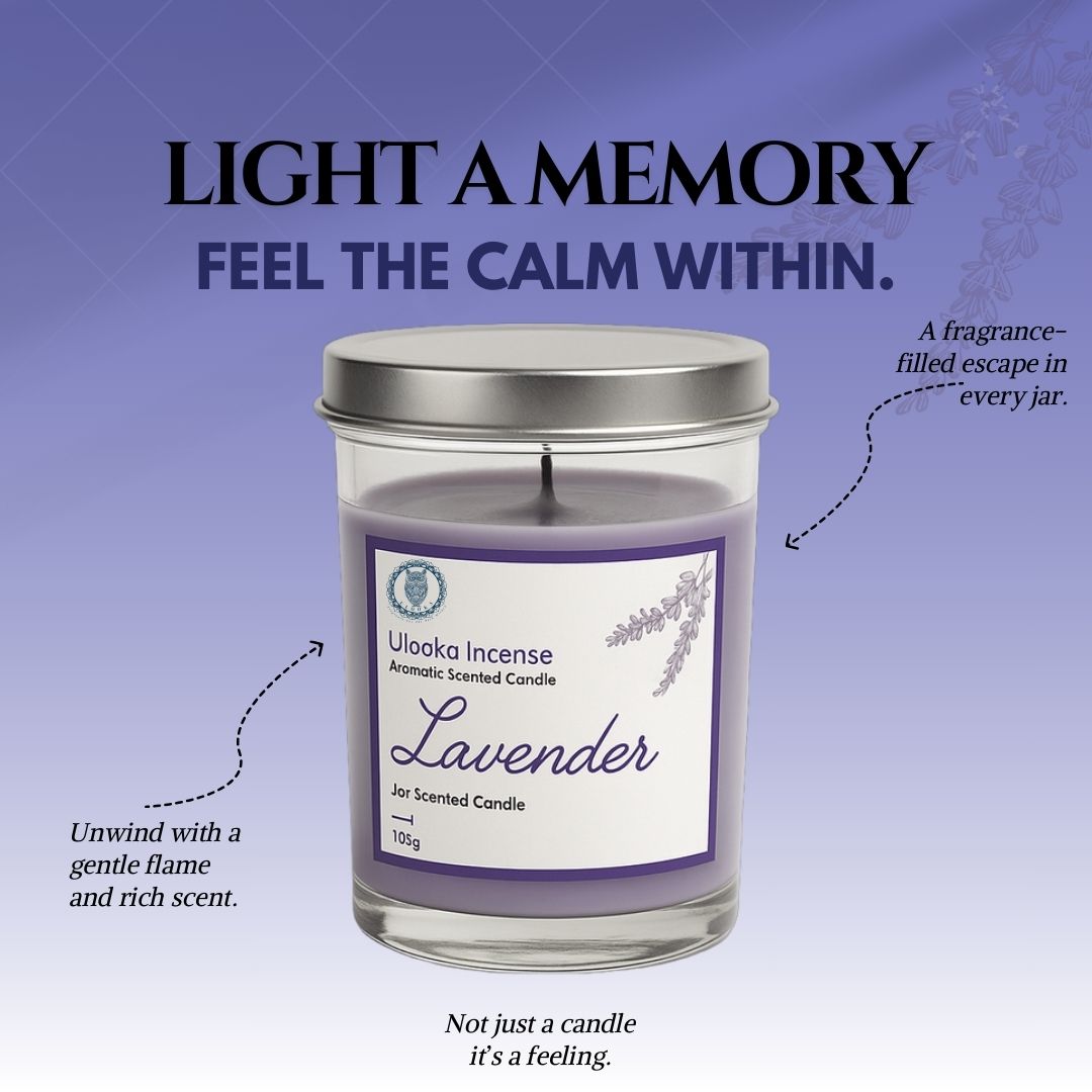 Jar Scented Candle (Ulooka) - Ulooka Incense