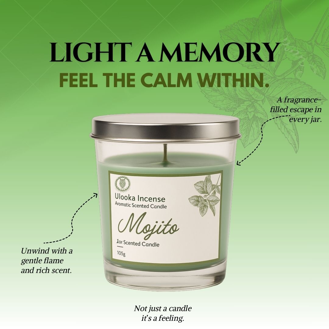 Jar Scented Candle (Ulooka) - Ulooka Incense
