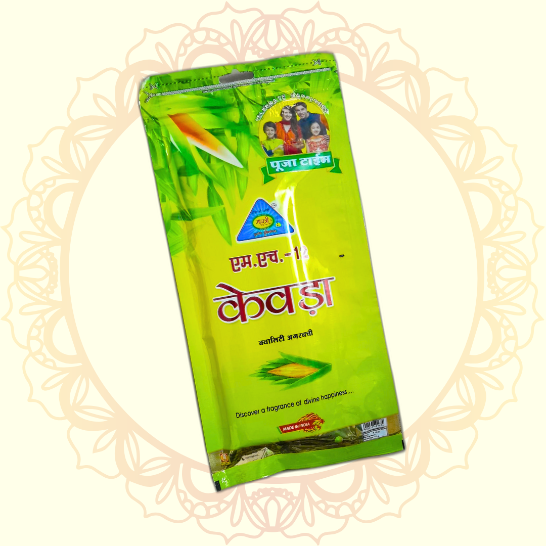 MH 12 Kewda Quality Agarbatti (back) - Ulooka Incense
