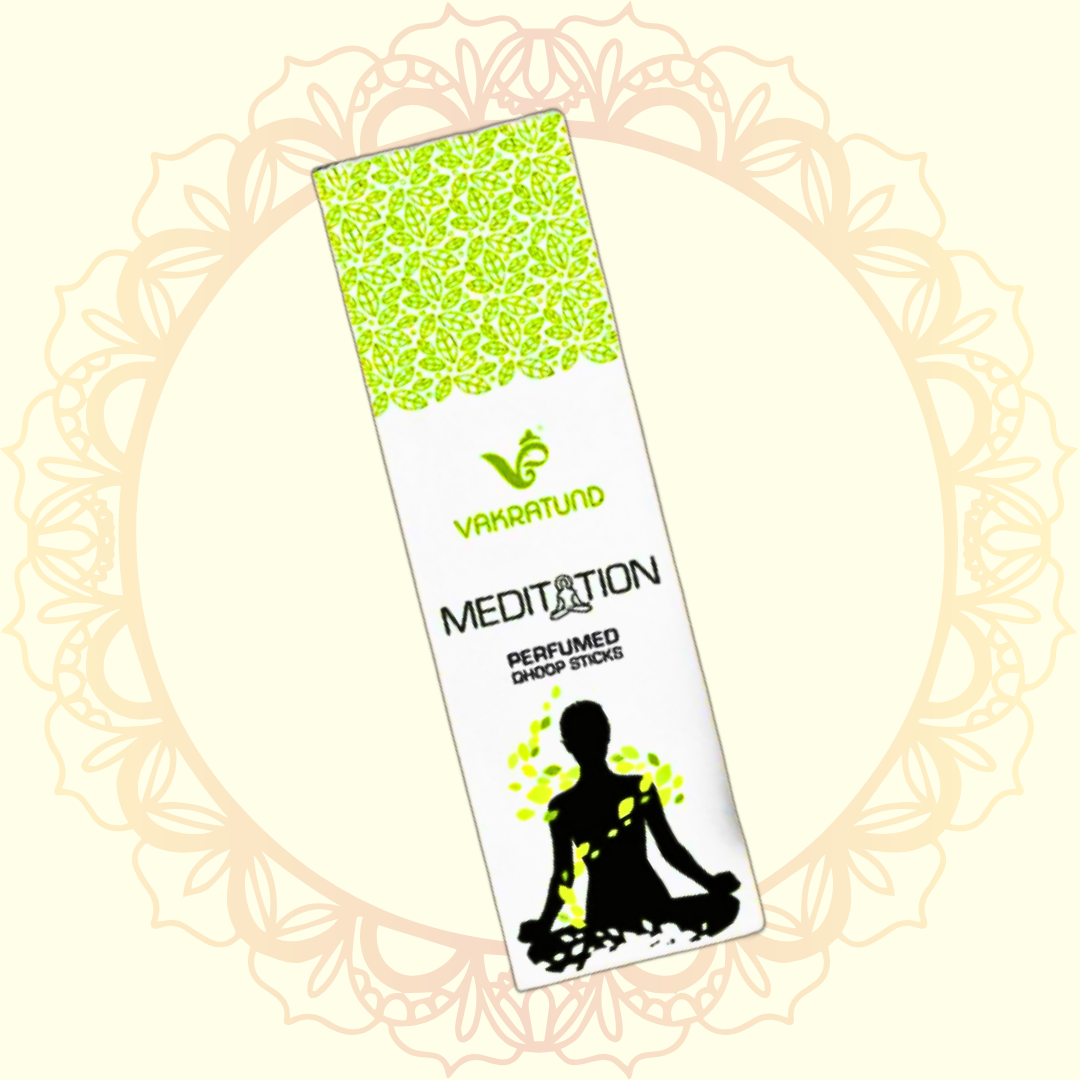 Meditation Perfumed Dhoop Sticks (Vakratund) - Ulooka Incense