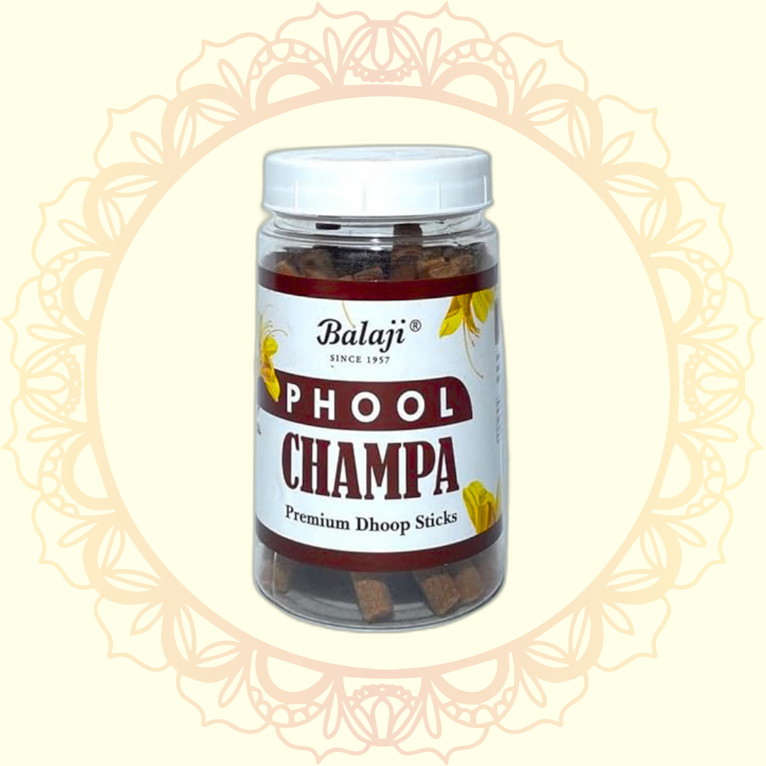 Phool Champa Dhoop Sticks (Balaji) - Ulooka Incense
