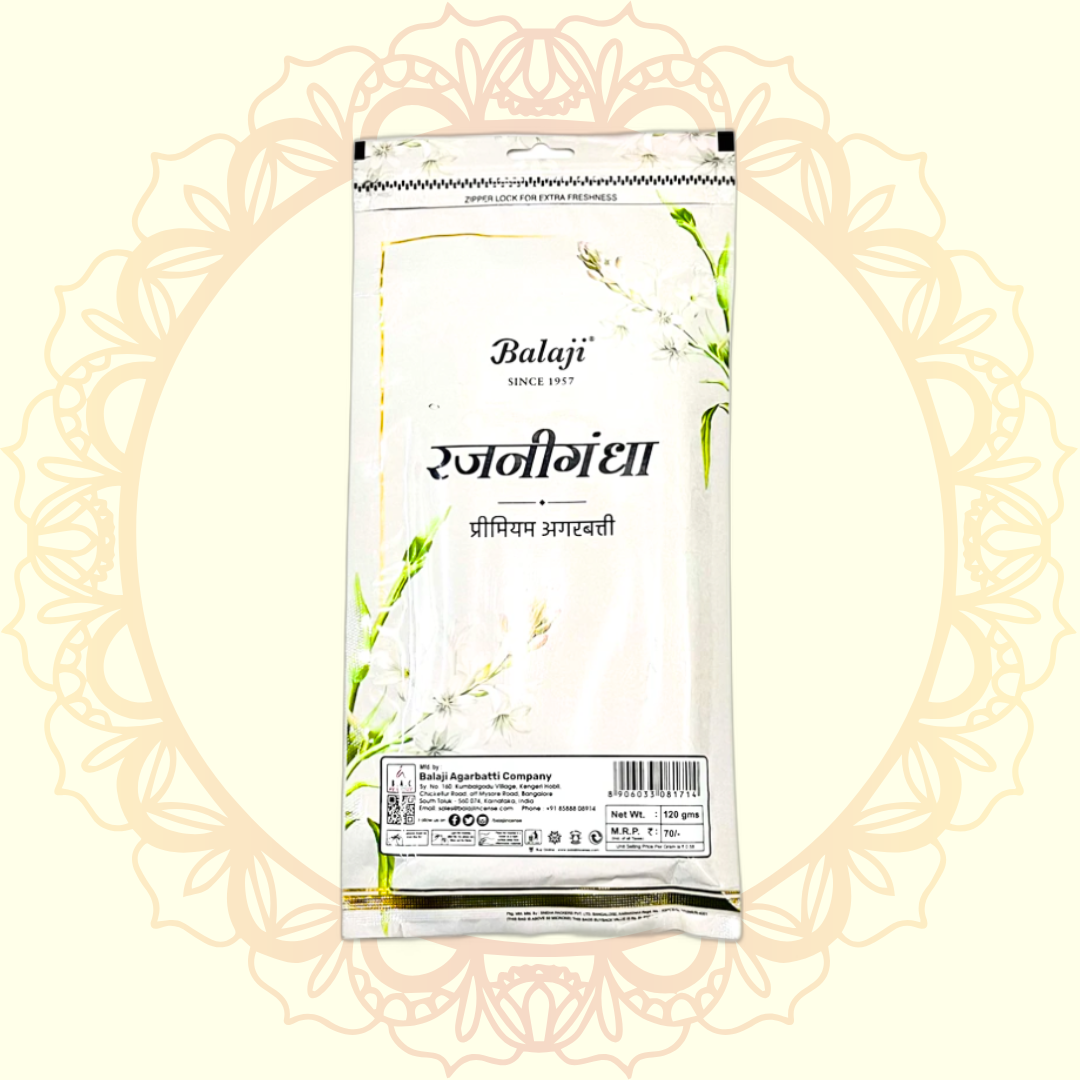 Rajnigandha Premium Incense Stick (Balaji) - Ulooka Incense