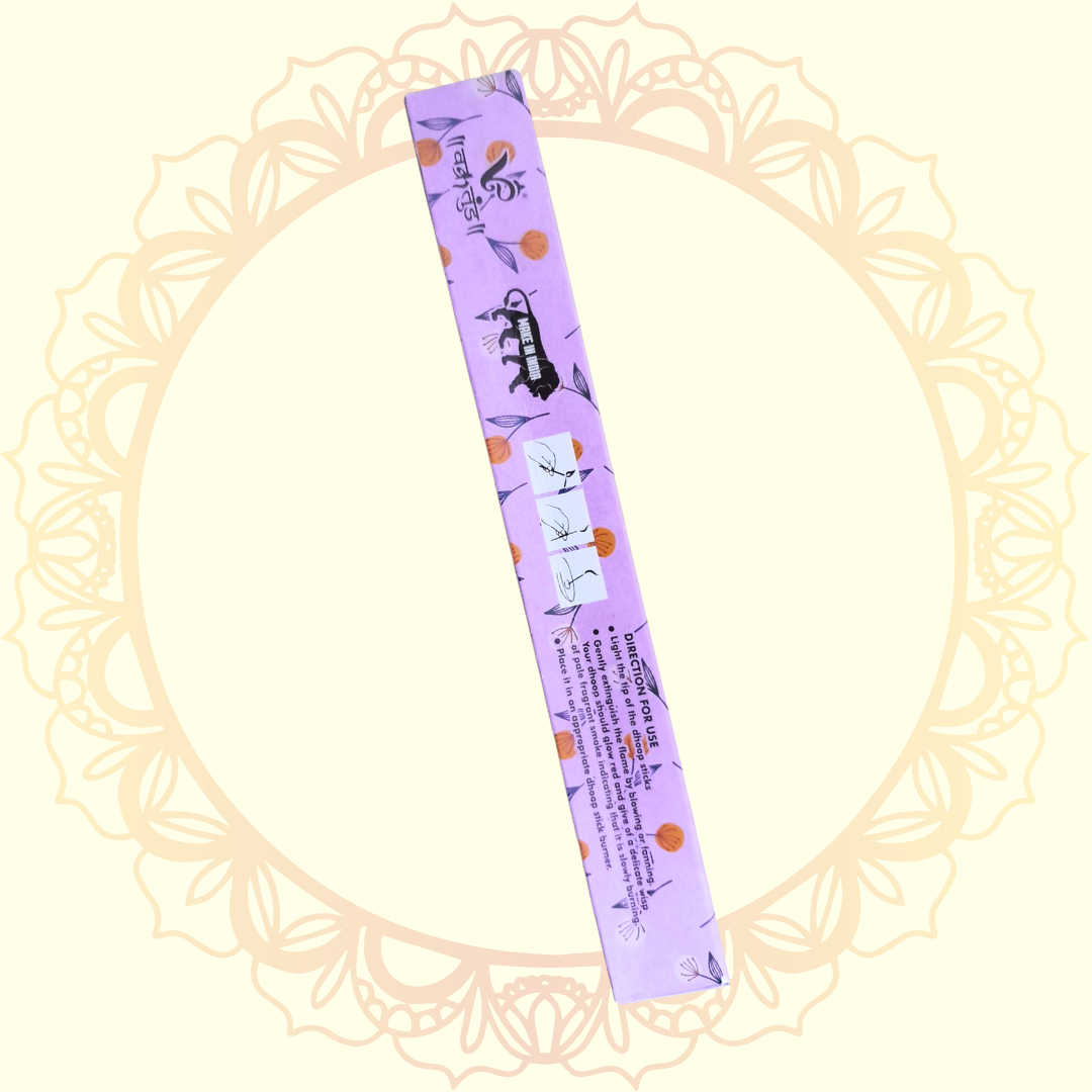 Shahi Lavender Lavish Dhoop Sticks (Vakratund) - Ulooka Incense