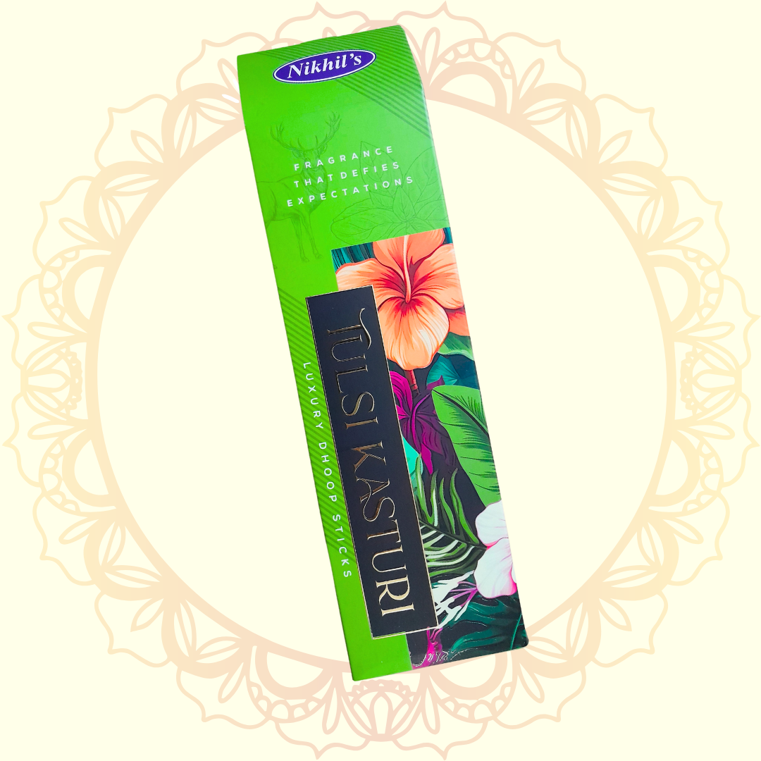 Tulsi Kasturi dhoop stick - Ulooka Incense