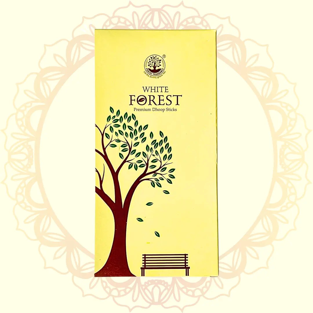 White Forest Premuim Dhoop Sticks (Forest) - Ulooka Incense