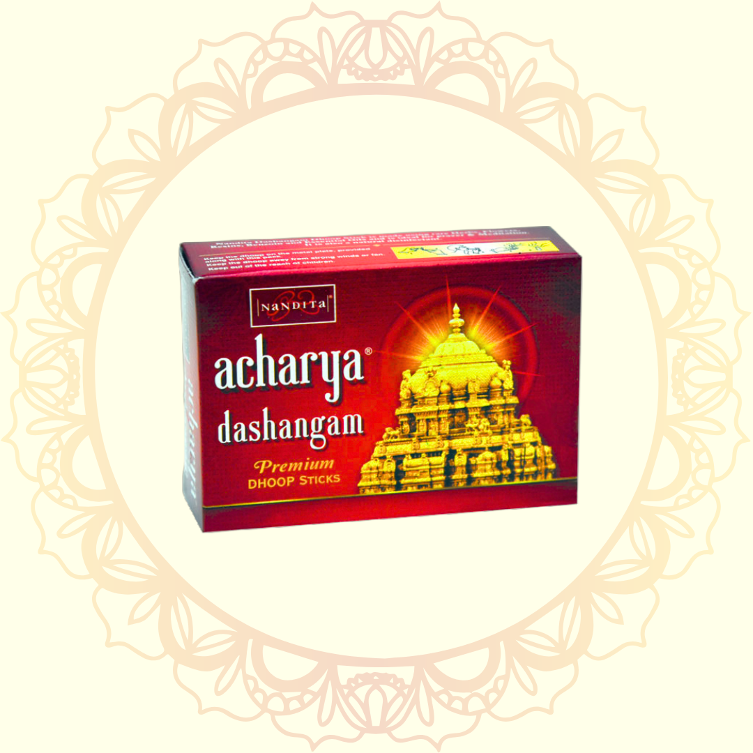 Acharya Dashangam Premium Dhoop Stick (Nandita) - Ulooka Incense