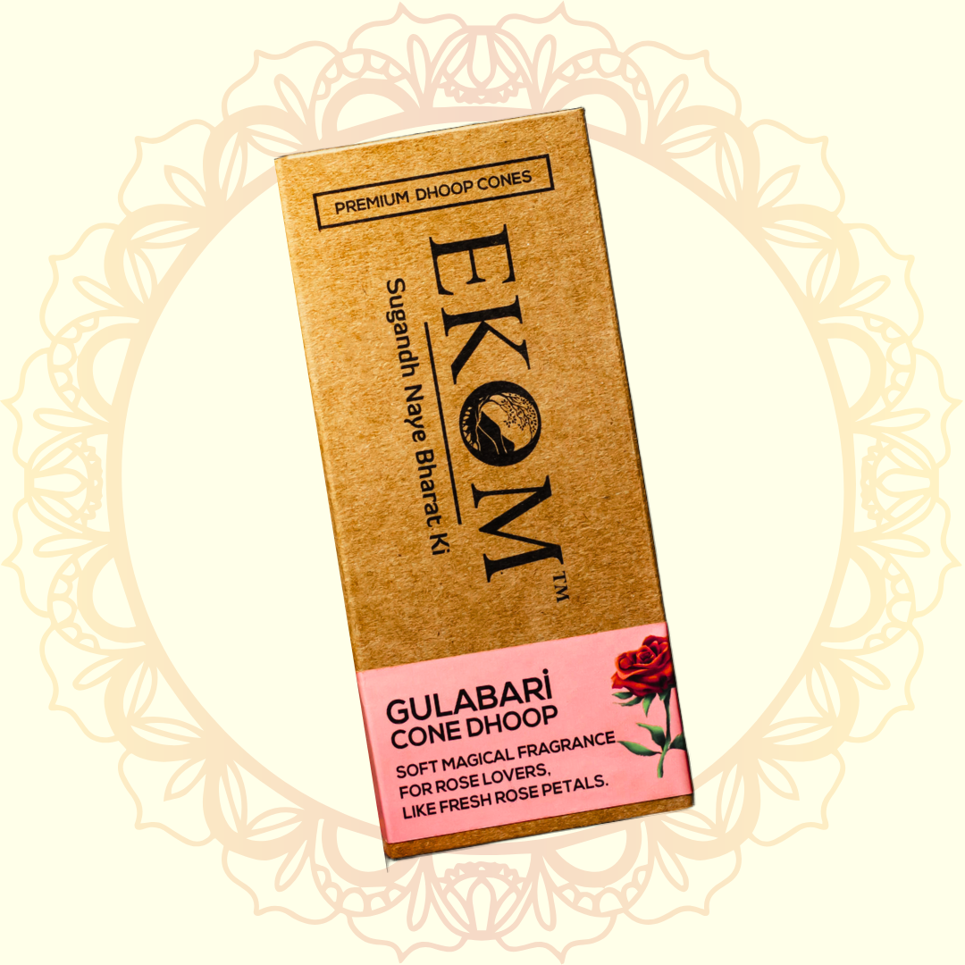 Gulabari Dhoop Cones (EKOM) - Ulooka Incense