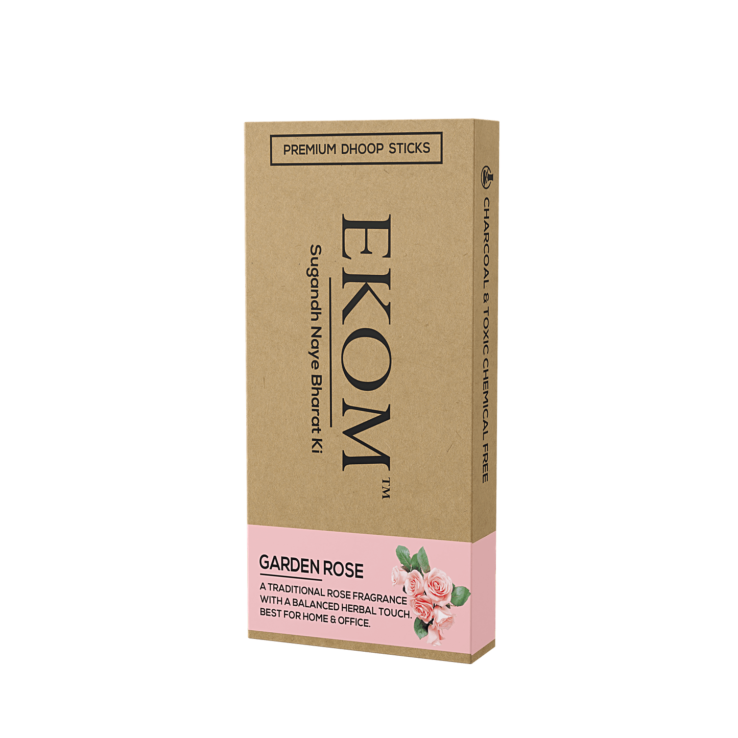 Garden Rose Dhoop Sticks (EKOM) - Ulooka Incense