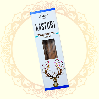 Kasturi Bambooless Incense (Balaji) - Ulooka Incense