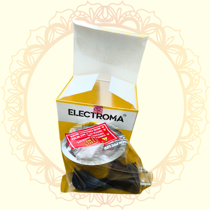 Electric Camphor Burner | Stainless Steel Kapoor Dani with Light & On/Off Switch