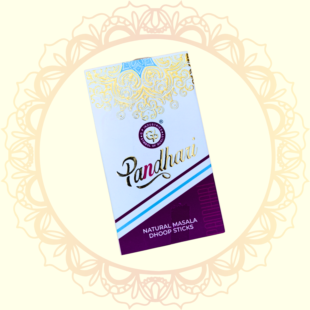 Pandhari Natural Dhoop Sticks | Pure Herbal Incense for Pooja & Meditation | 50g